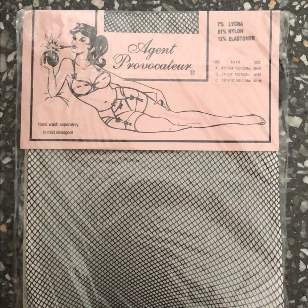 AGENT PROVOCATEUR FISHNET HOLD UP - Picture 2 of 2